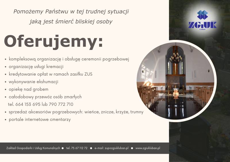 ZGiUK-kompleksowa obsługa pogrzebowa